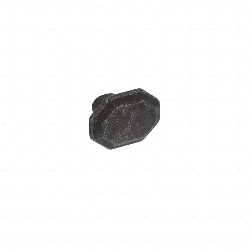 Poignée et bouton – Boutons pour meubles en zamac Diamètre 38 x 25 Fer noir vintage