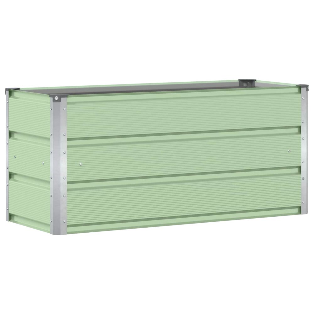 vidaXL Jardinière Vert 100 x 40 x 45 cm Acier