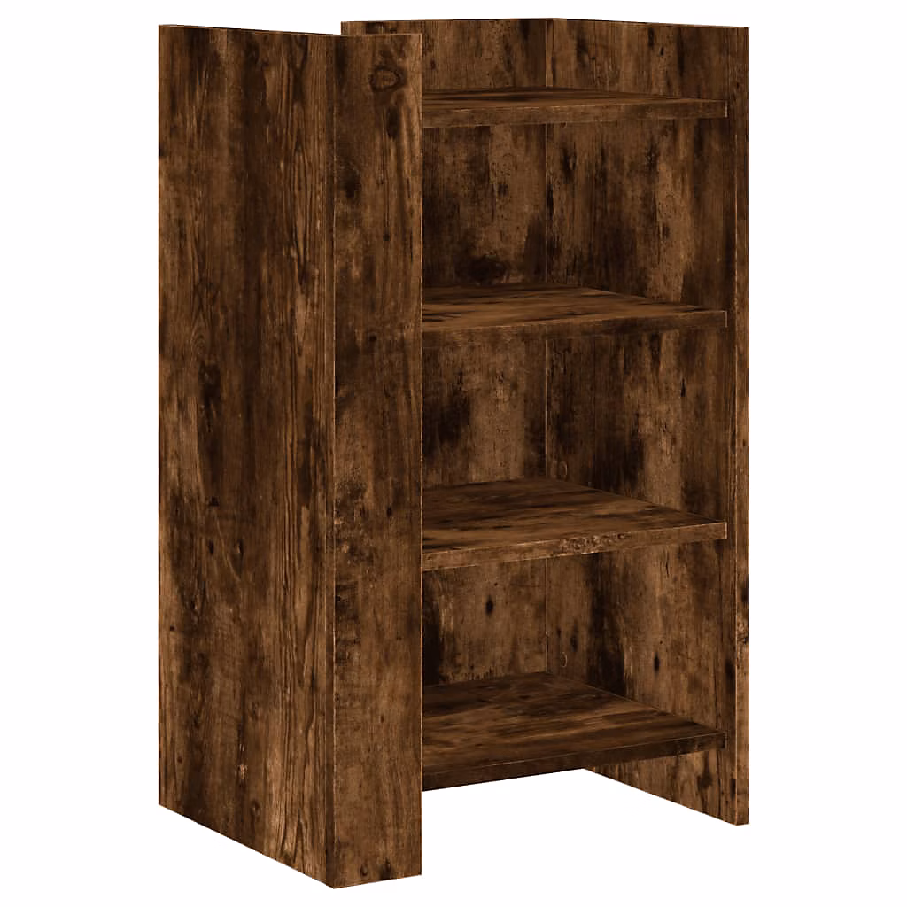 Buffet chêne fumé 45 × 35 × 75 cm bois d'ingénierie vidaXL