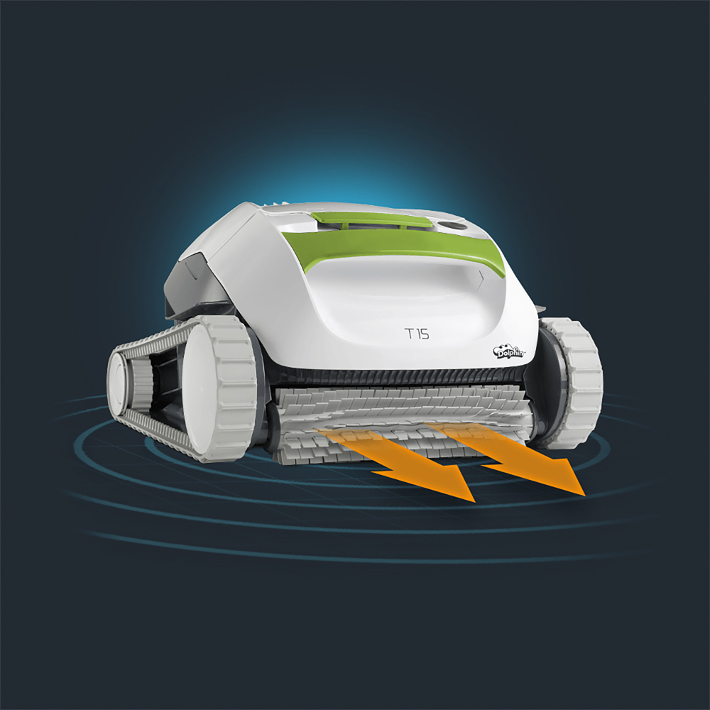 Robot nettoyeur du fond de piscine Dolphin T15