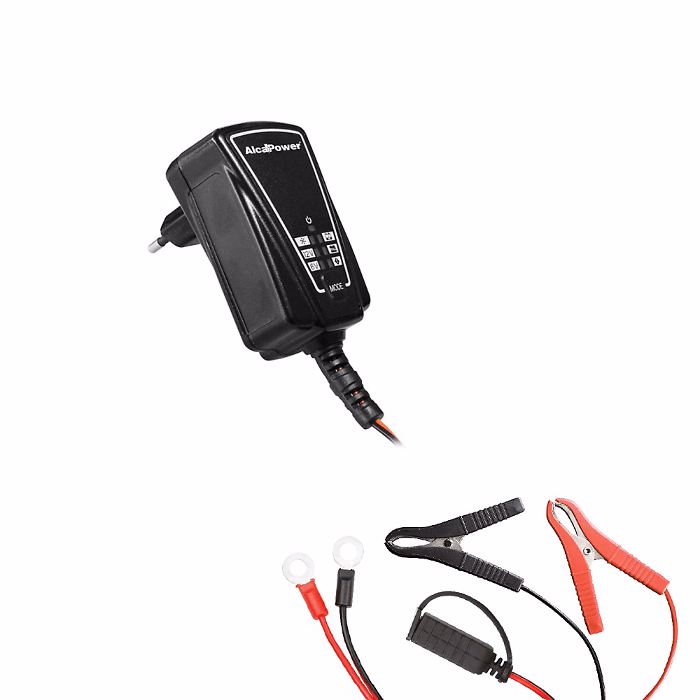 Pied de lampe et pied de lampadaire – Chargeur Mainteneur Batterie Intelligent 6V 12V 1A Régénération Désulfatation Voitures Motos Véhicules Anciens