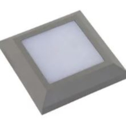 Applique murale LED 5W (Eq. 40W) IP65 Dim. 124 × 124mm