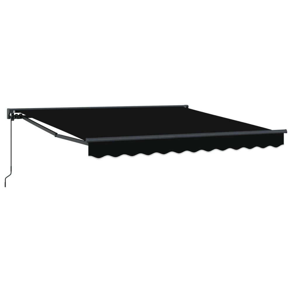 vidaXL Cadre d'auvent Noir 300 x 250 cm Polyester avec revêtement PU