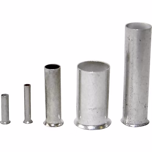 Embout de câble simple d'extrémité non isolé 1 mm² – manche 7 mm, cuivre, réf. 010007