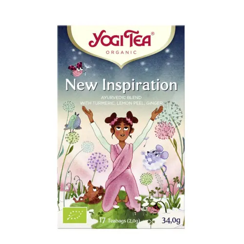 Pour vivre le jardin autrement:Thé new inspiration Yogi Tea - 17 sachets