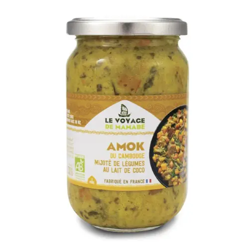 Jardin à découvrir：Amok de légumes bio Le voyage de Mamabé - 330 g