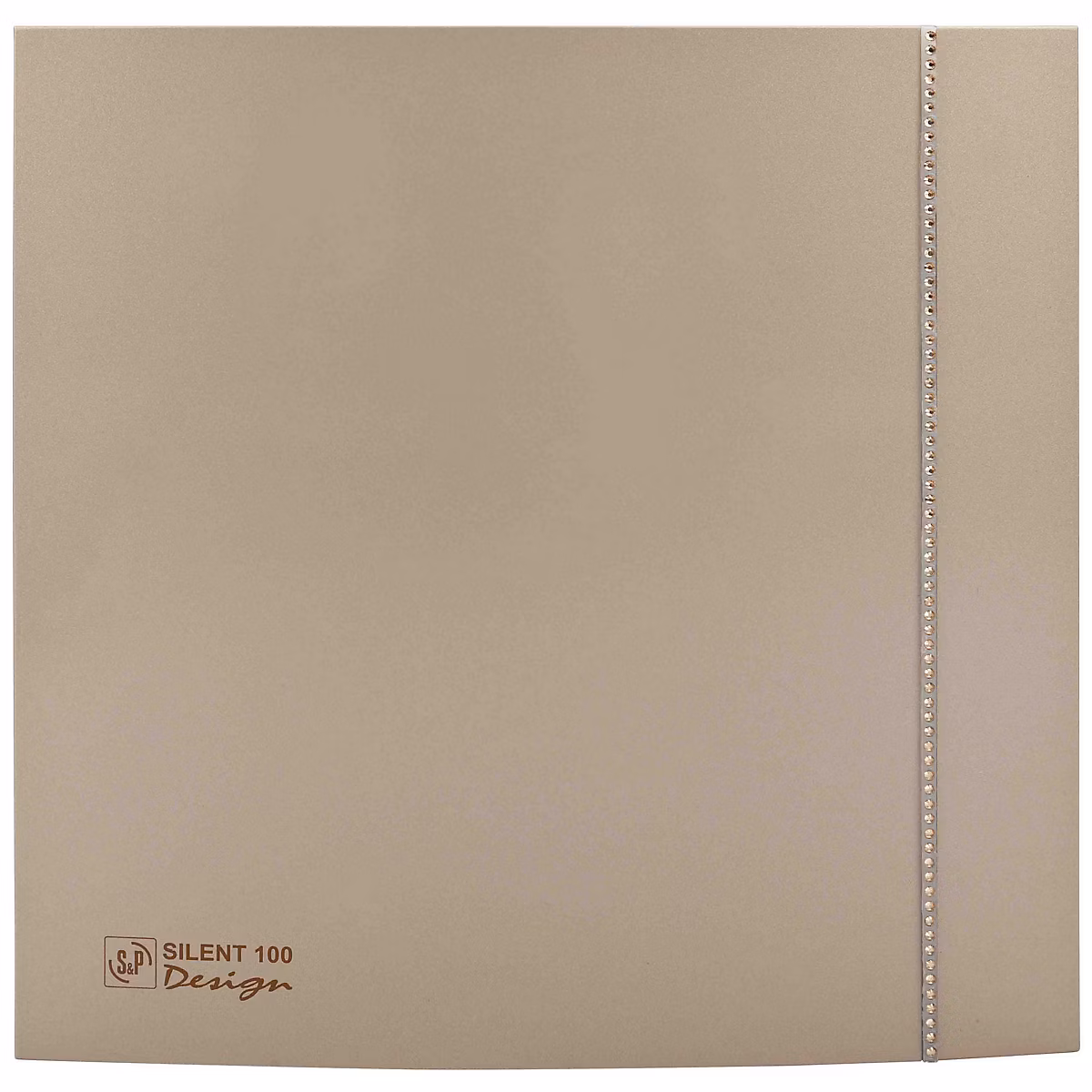 Aérateur ultra silencieux Ø100 mm – S&P Silent Design 100 CZ Champagne Swarovski