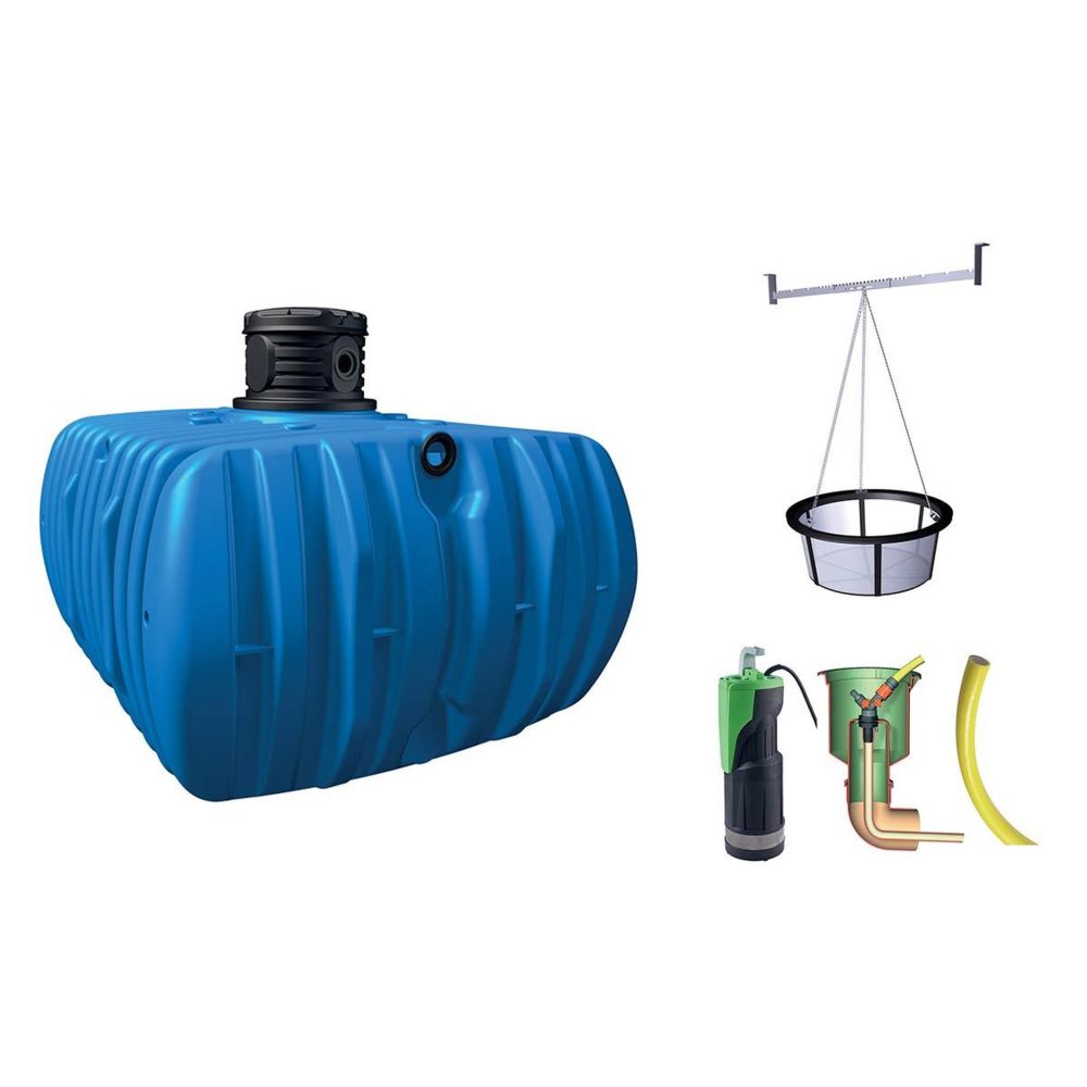 Garantia Récupérateur d'eau de pluie à enterrer extra plat 5000 l - garantia