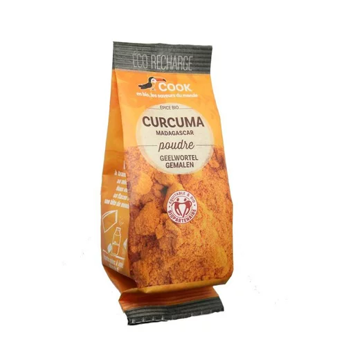 Facile pour le jardin：Curcuma poudre bio eco recharge 35g
