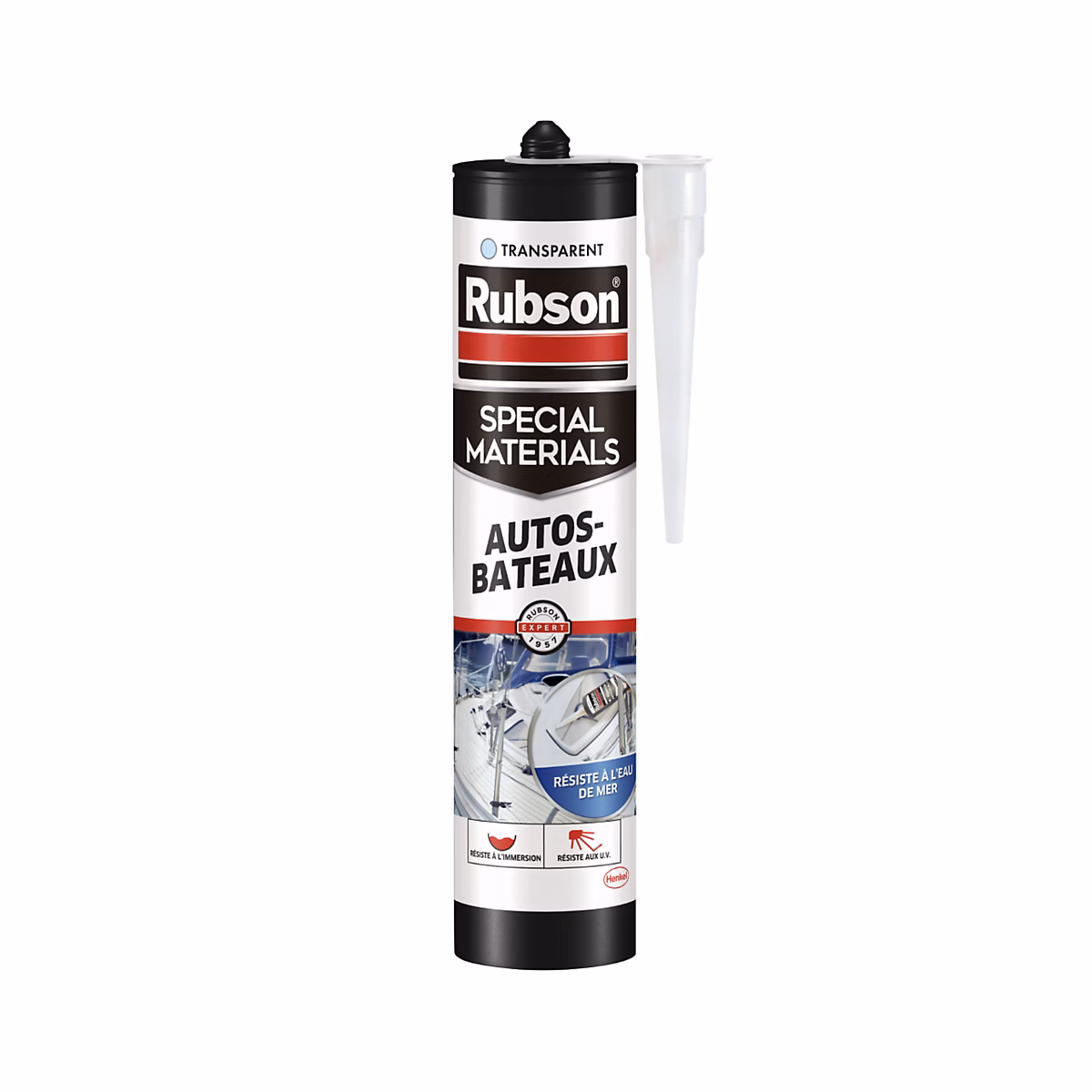 Mastic Rubson Special Materials Autos – Bateaux transparent cartouche 280ml