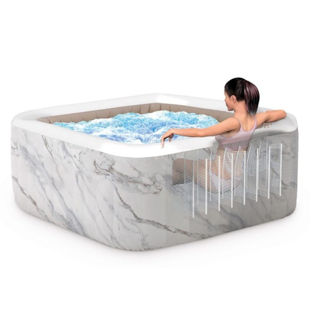 Spa Intex Calacatta - Élégant, Bulles, jets pour 4 personnes