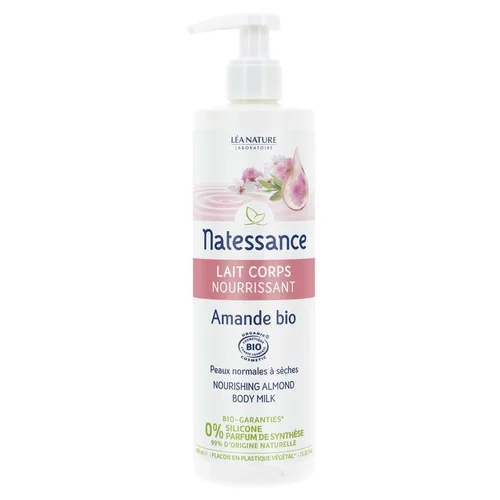 Nature maison:Lait Corps Amande Bio flacon pompe 400ml