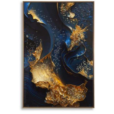 Toile décorative avec cadre Andromeda 60 x 4 x 90 cm (Modèle 2)