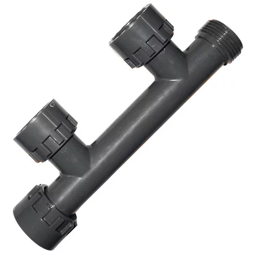 Jardin pour tous:Clarinette collecteur à 2 départs filetage 15 x 21 mm