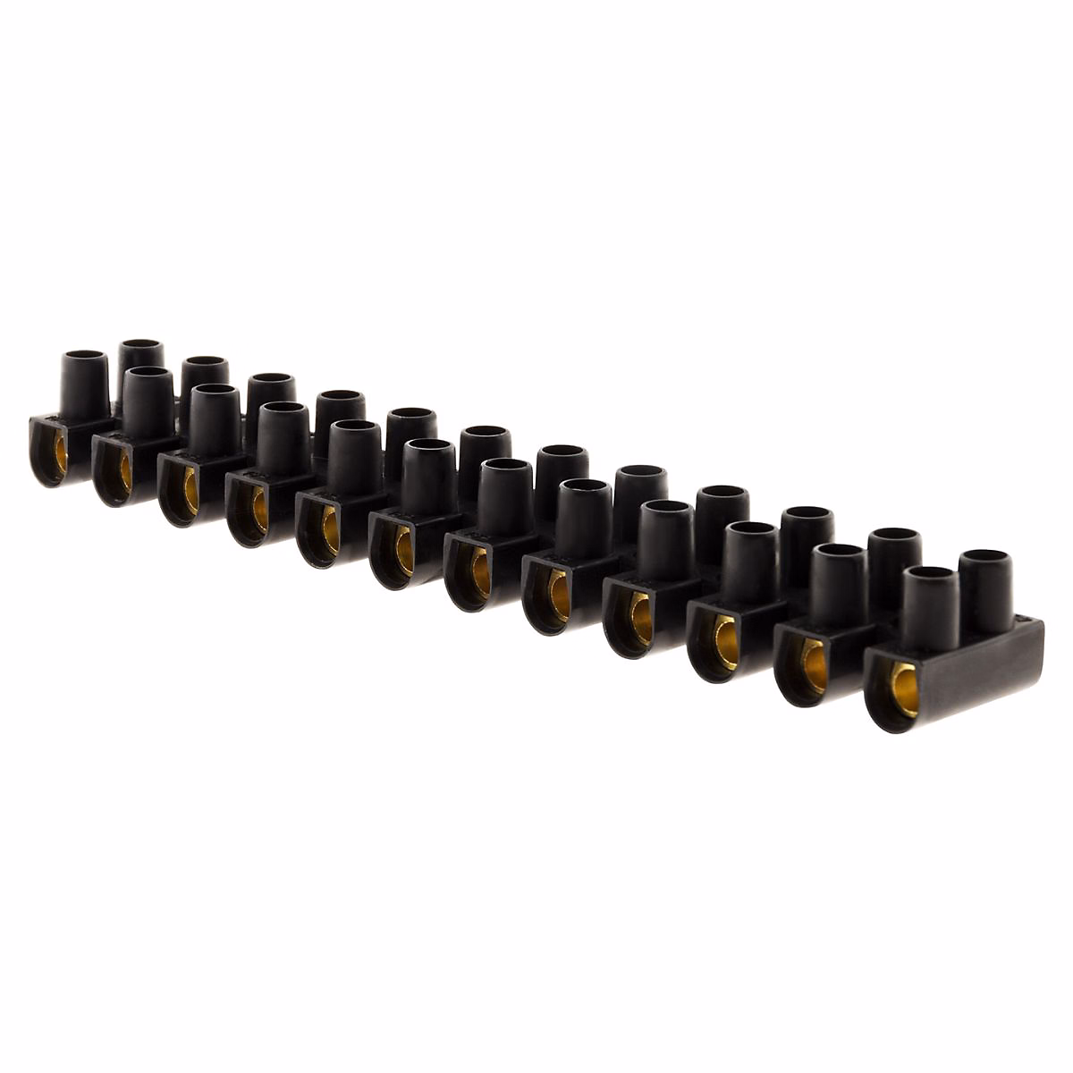 Barrette 12 plots section 25mm² – Noir, Zenitech
