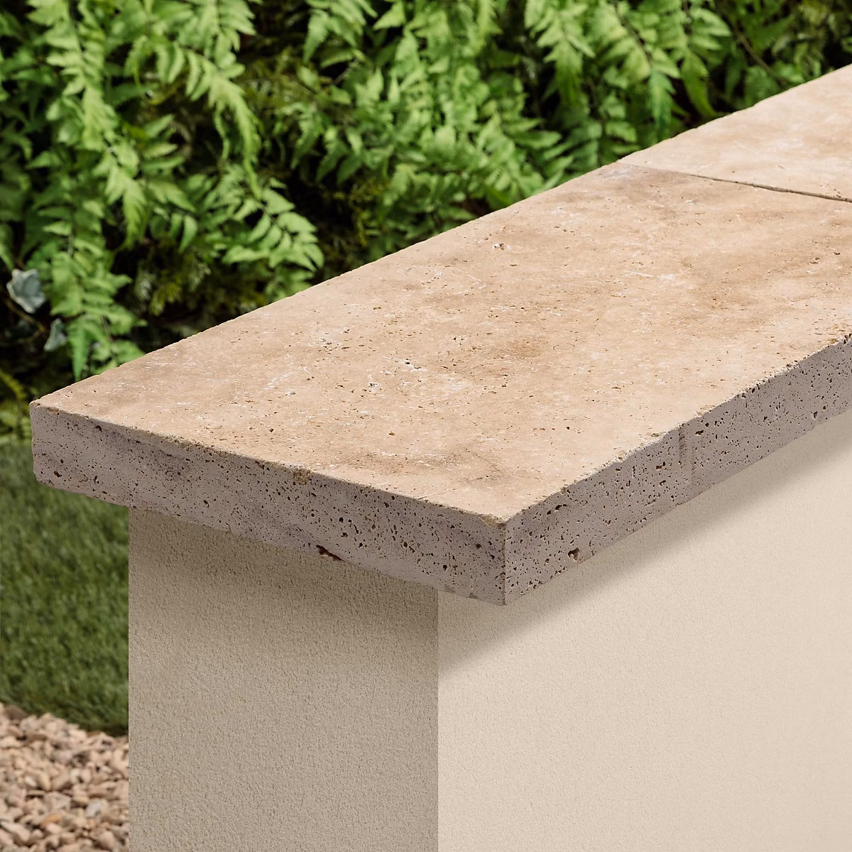 Couvertine Travertin Beige Nuancé 61 × 33 × 5 cm (à l'unité) – RO'MA NATURE