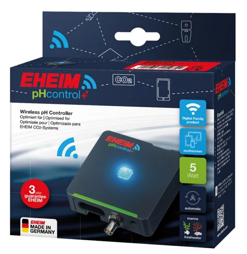 Nature pratique:Contrôleur de pH WIFI pour aquarium coloris noir pHcontrol+e connecté