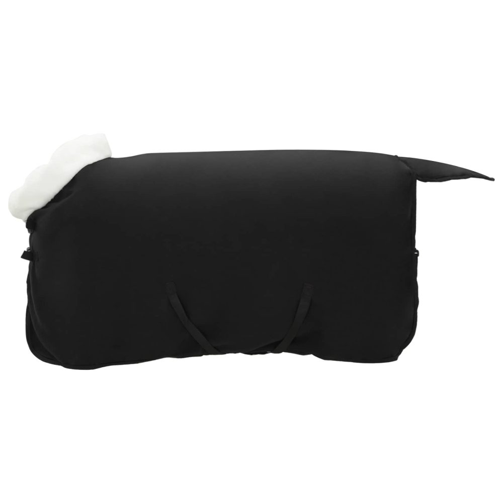 vidaXL Couverture Équine Noir 115 cm Fleece polaire