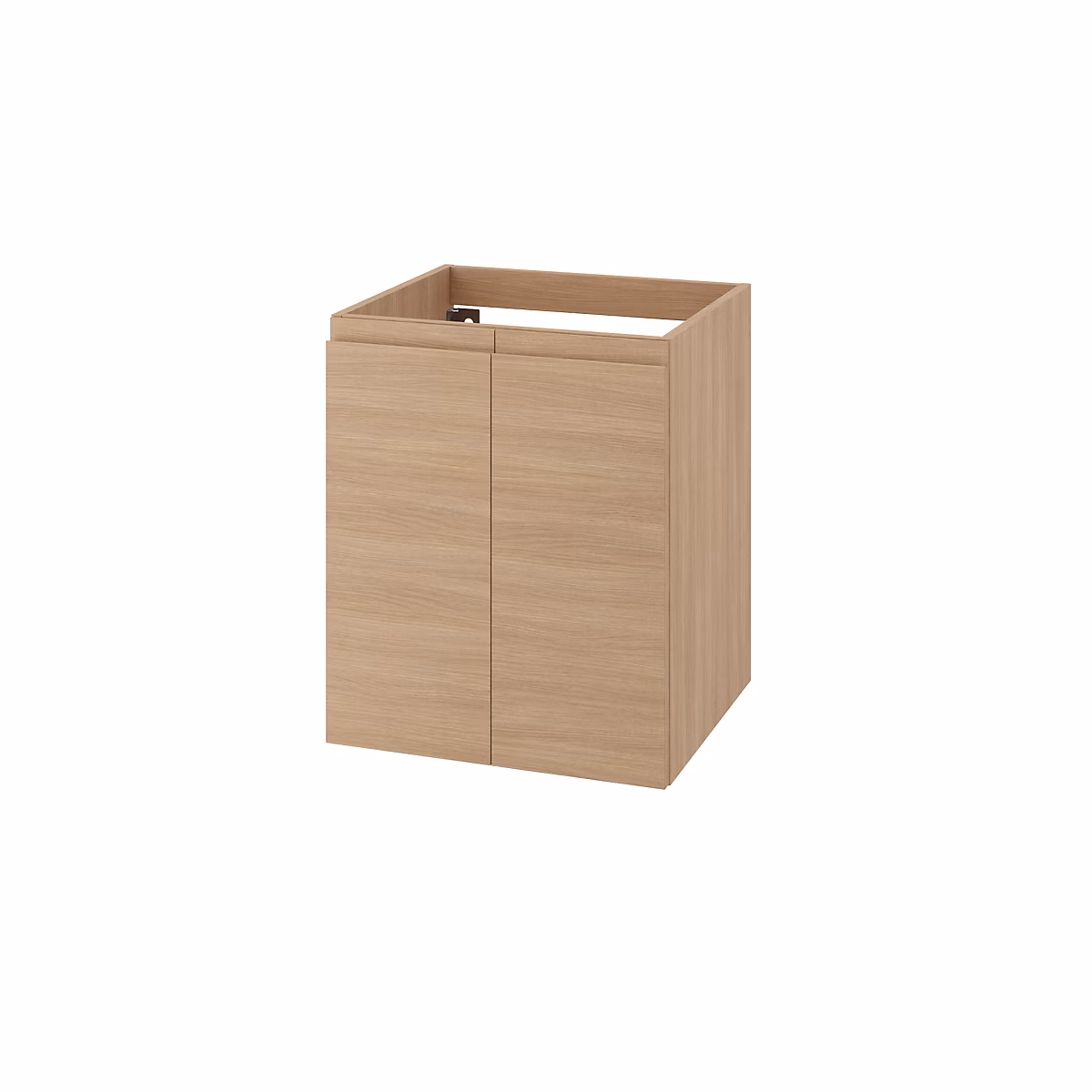 Meuble sous vasque suspendu effet chêne clair 2 portes l.50 x H.60 x P.45 cm GoodHome Imandra – Réf. ZTCETXKPM4622315316