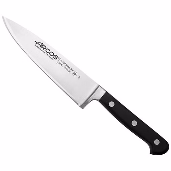 Couteau chef 16 cm inox Arcos 225000 opera – Réf. YPSNLGFSN1086404157