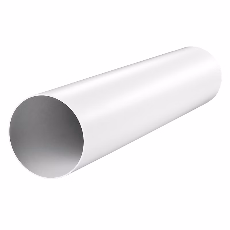 Conduit rigide VMC circulaire PVC blanc longueur 1 mètre BLAUPLAST – Diamètre (mm) 125