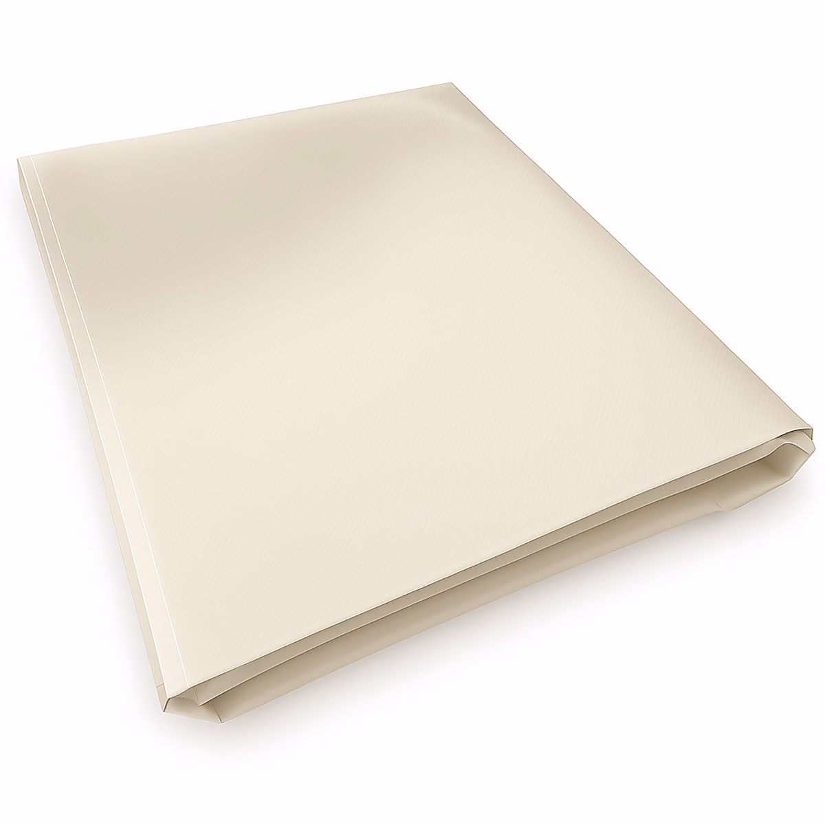 Bâche de Chantier sans Oeillets 1 – 5 × 1 m Blanche, Garantie 10 ans TECPLAST, XP640CH, Bâche PVC étanche, Made in France