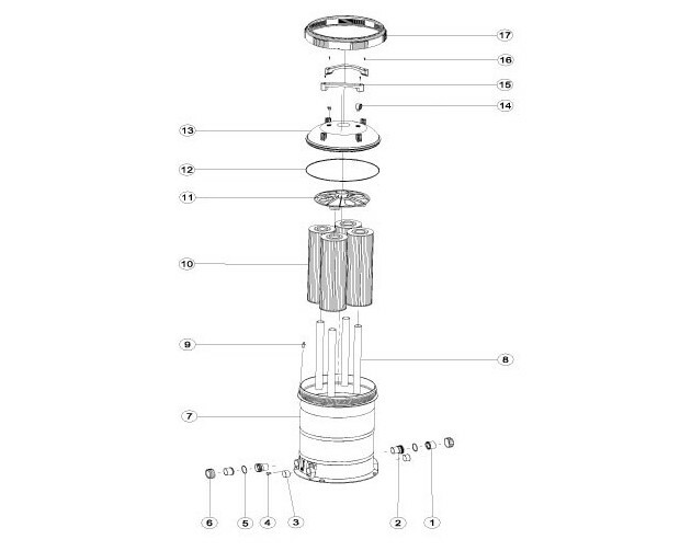 Viron - Filtre a cartouche pour piscine Astral