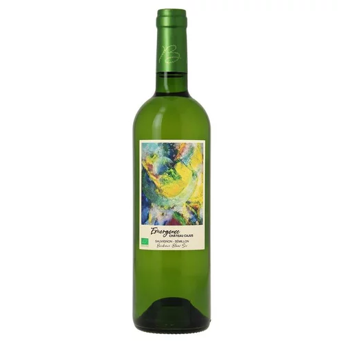 Le choix jardin:Vin blanc sec Emergence Château Cajus - 75 cl