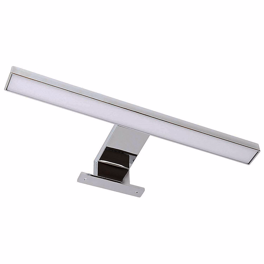 Applique LED URBAN 12W – 60 cm, finition chrome brillant, 4000 K, en ABS Kibath