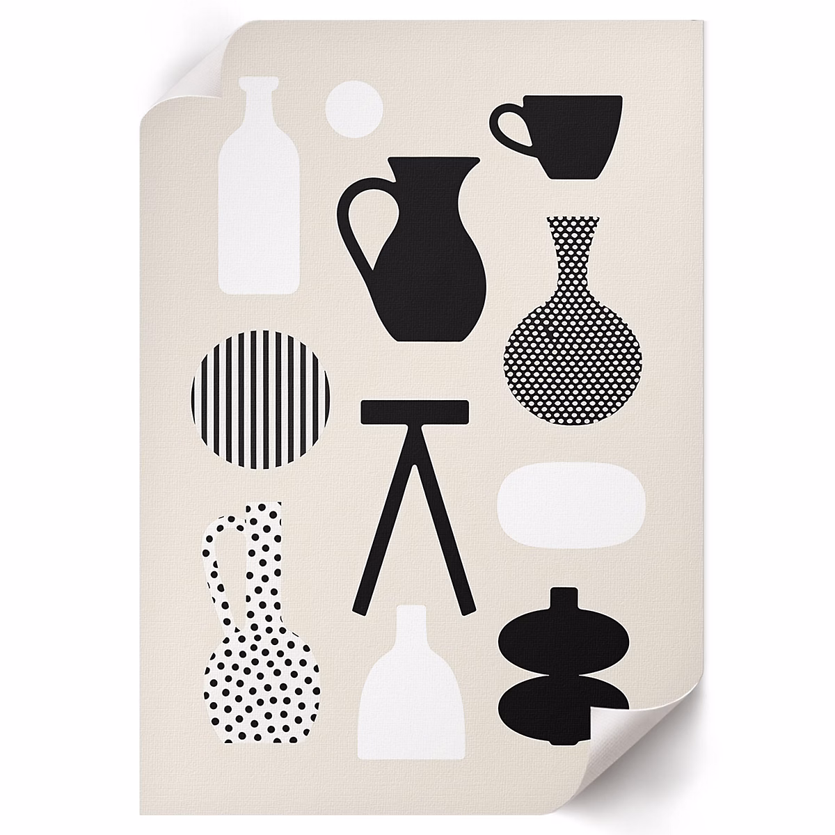 Affiche d'art ArtPrintCave 21 × 29 – 7 cm (A4) Motifs Géométriques, Agness 1 pc
