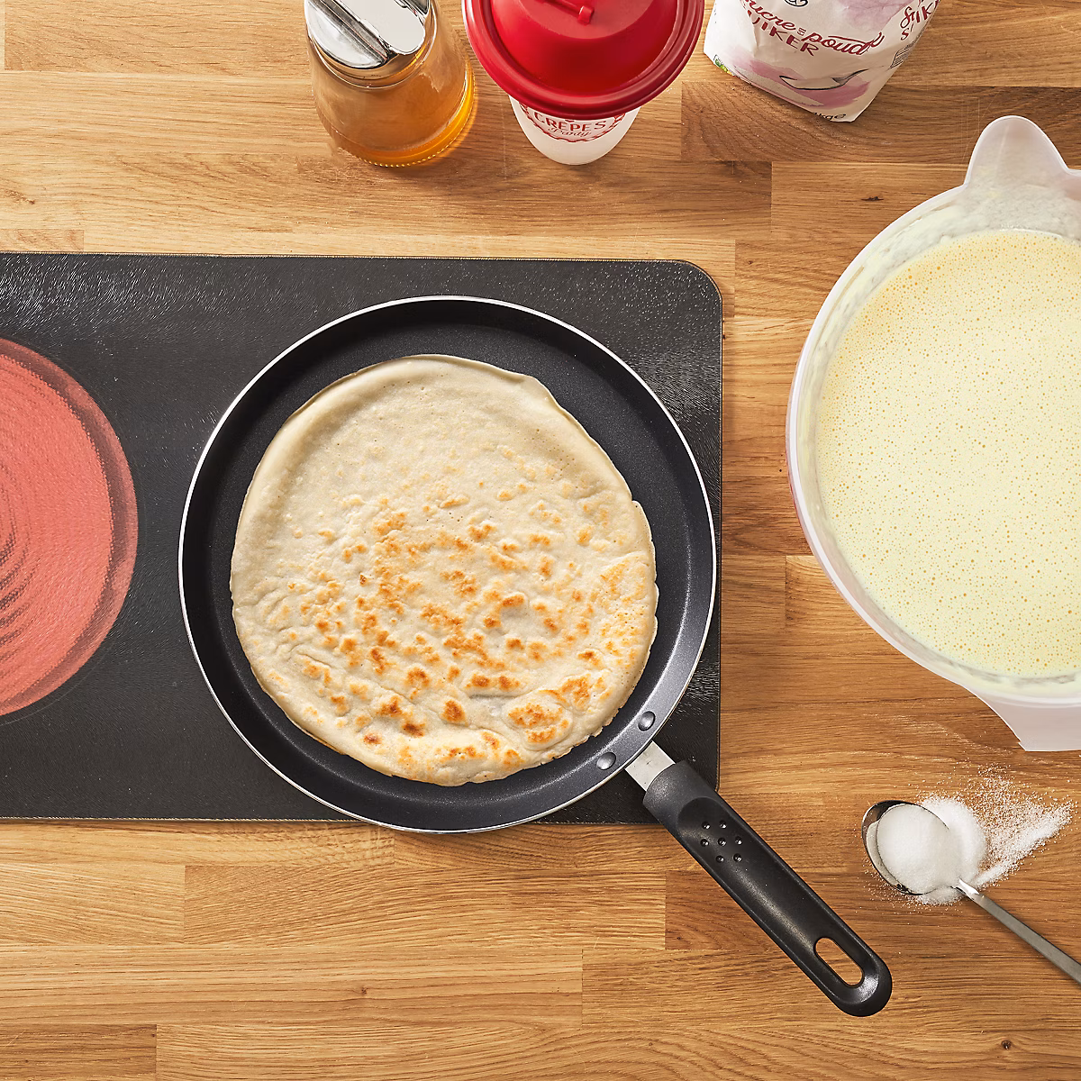 Crêpière – LILY COOK, D28CM, Noir
