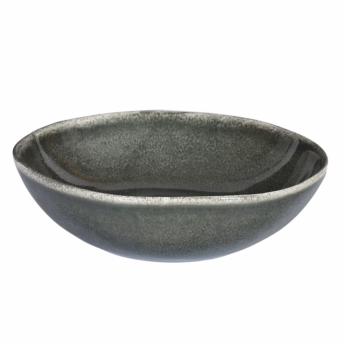 Vaisselle – ASSIETTE CREUSE AU GRES DU TEMPS D19CM VERT M12