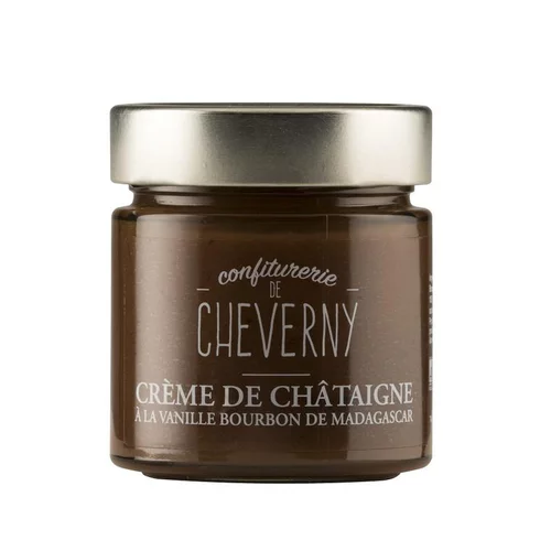 Pour profiter pleinement de l’extérieur：Crème de chataîgne et vanille de madagascar bio Cheverny confitures - 280 g