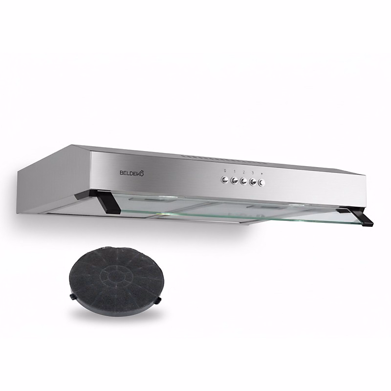 BELDEKO Hotte Casquette 60 cm Inox Performance A+ Design – Marque Française