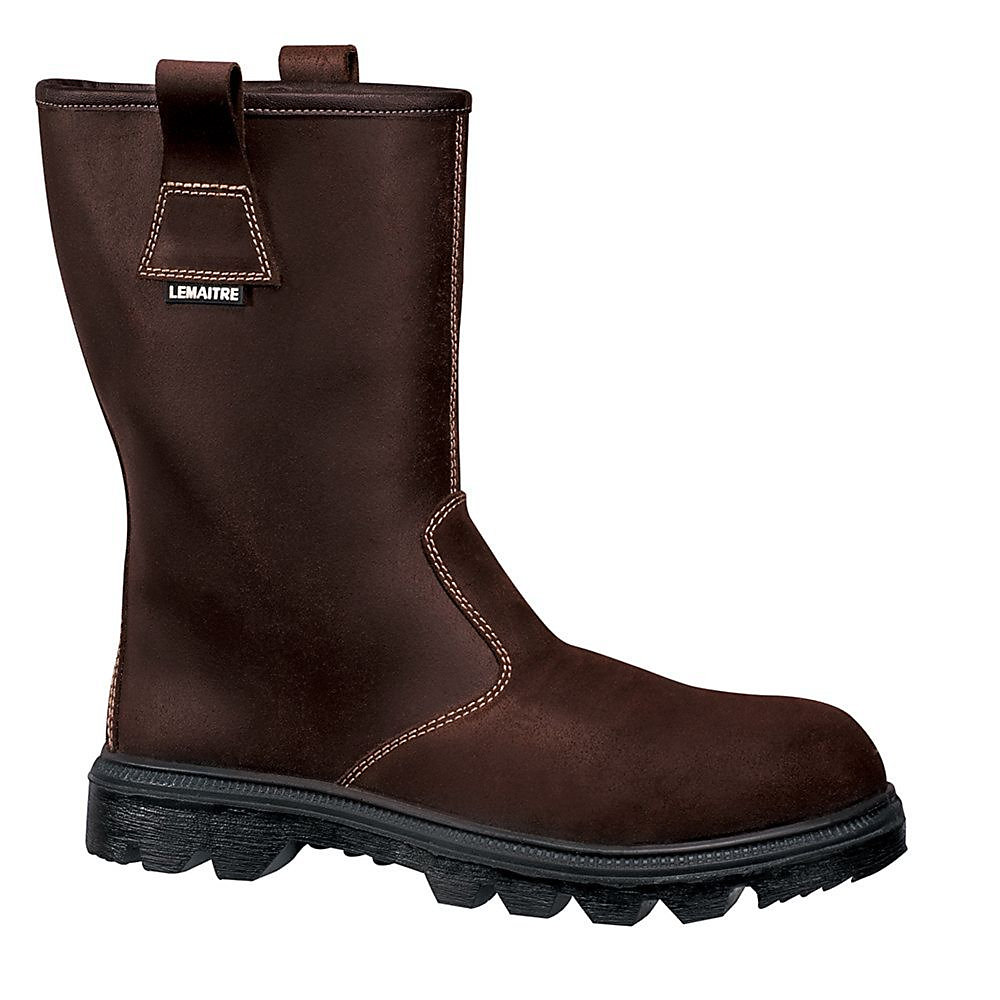 Equipement de protection individuelle – Botte de sécurité Lemaitre S3 Moon SRC 100% non métalliques Brun 41