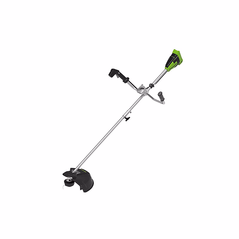 Débroussailleuse guidon double Brushless 40cm 40V GREENWORKS – Sans batterie ni chargeur, GD40BCB