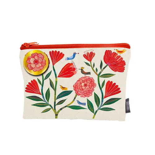 Utile dehors:Pochette Cartesdart Pivoines - 20 x 15 cm