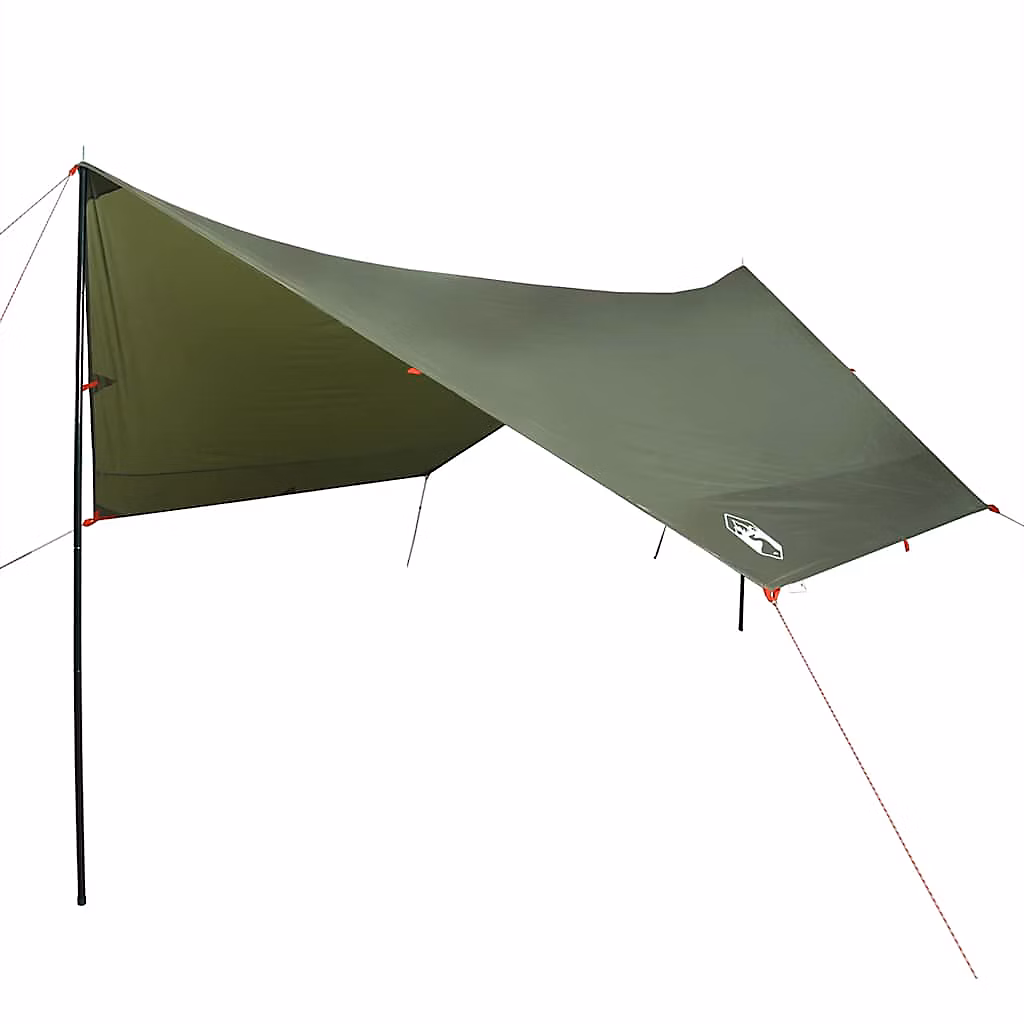 Bâche de camping vert olive 462 × 306 × 211 cm imperméable vidaXL