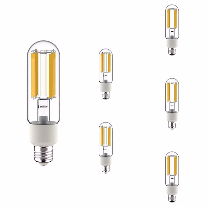 Ampoule LED E27 – SILUMEN, T46, 28W, Blanc Neutre 4000K, 5500K, Pack de 6