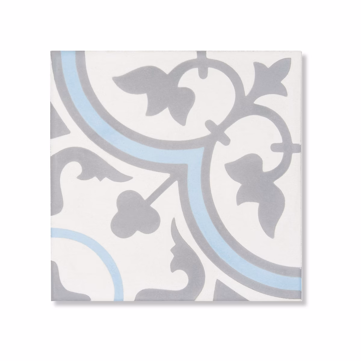 Carreau de ciment véritable Quintenas 20 × 20 × 1 – 6 cm (lot de 0,48 m²), RO'MA NATURE