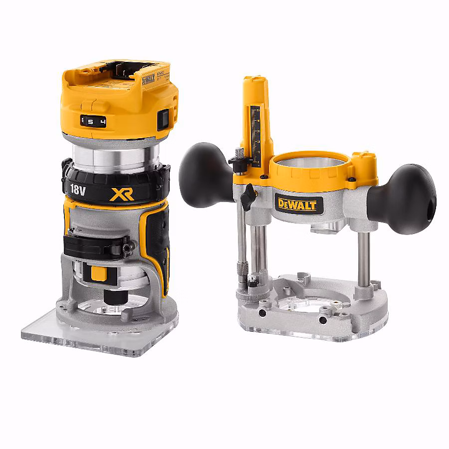 Affleureuse défonceuse 18V XR DCW604NT (sans batterie ni chargeur) en coffret T – STAK | DEWALT | DCW604NT | XJ