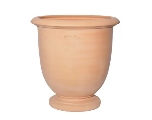 Maison et jardin：Coupe en terre claire Poterie Goicoechea Ederra 4,5 L - Ø 22 x H 22 cm