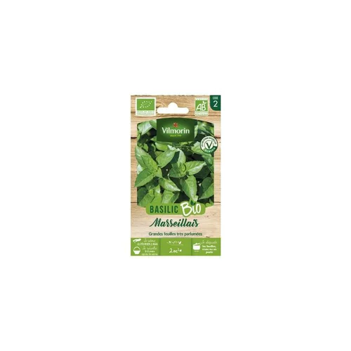 Un essentiel du jardin：Basilic Marseillais Bio Vilmorin - graines à semer
