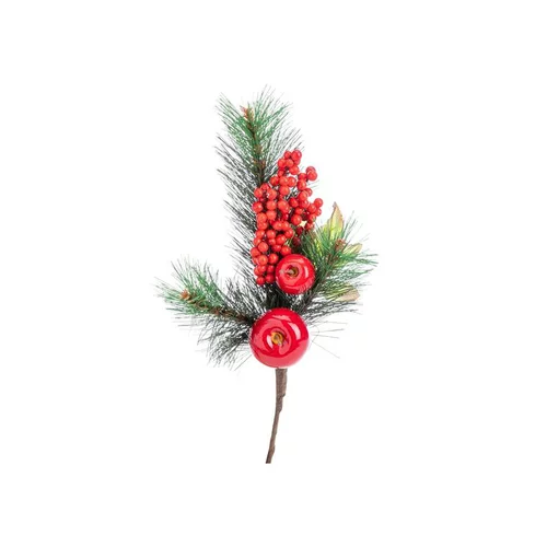 Jardin accessoire:Décoration de fleurs artificielles pour décoration de Noël - 35 cm