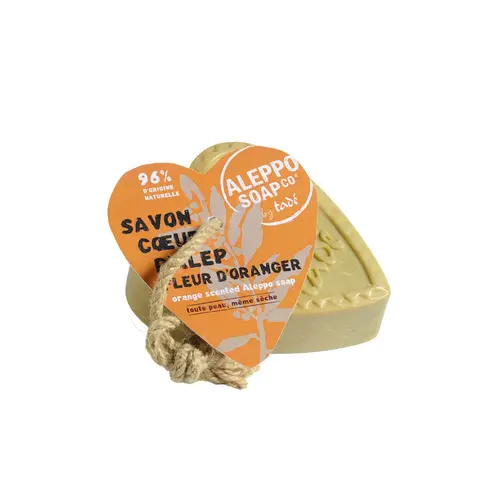 Pour votre espace vert:Savon cœur parfum fleur d’oranger Tadé Méditerranée - 150 g