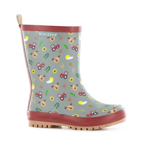 Adapté à votre jardin:Bottes enfant coloris gris Blackfox Robin - Pointure 25