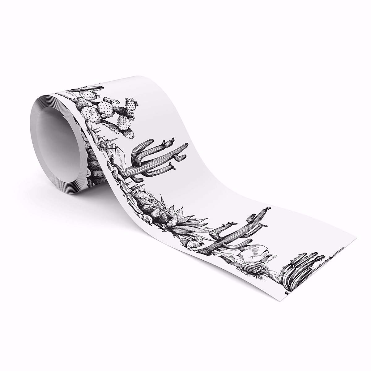 Bande Décorative auto-adhésif CACTUS Plantes Nature Pour Salon 10cm x 300cm – Réf. TRJVBJROK4566517791