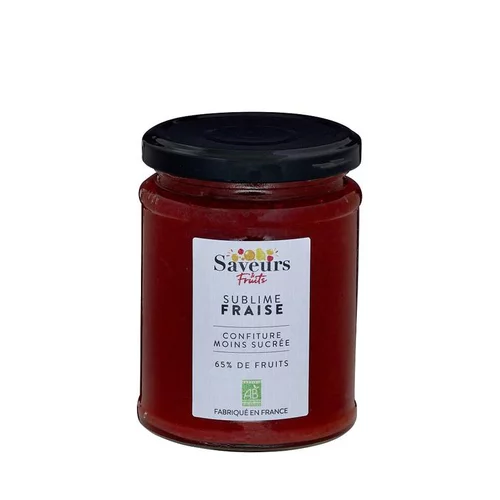 Jardin en pratique：Confiture moins sucrée Sublime Fraise bio - 310 g
