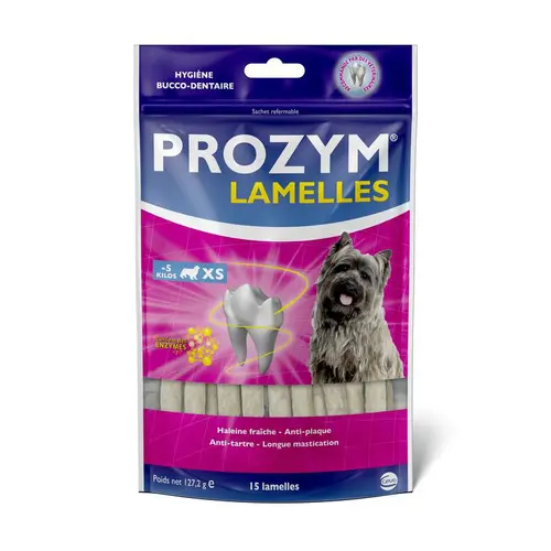 Idée extérieure:Lamelles pour chien x 15 - sachet de 13 g