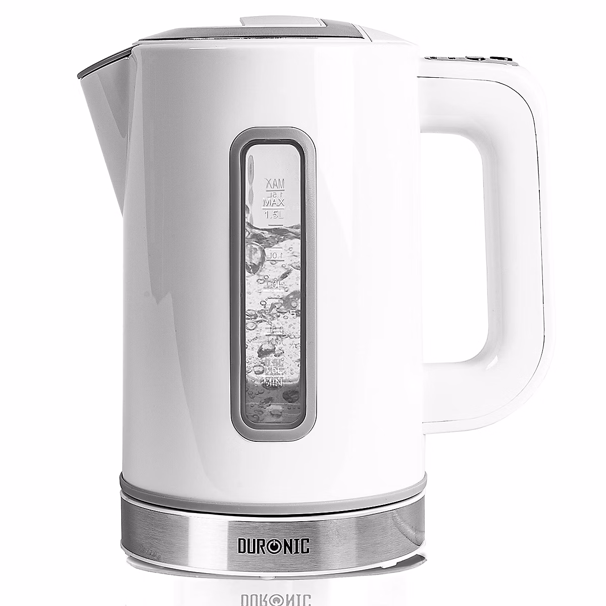 EK30 WE Bouilloire électrique 3000W Capacité 1 – 5L Température réglable 40 60 80 100 Arrêt automatique Maintien au chaud Duronic